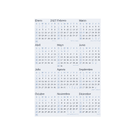 calendario 2027 mexico nordico