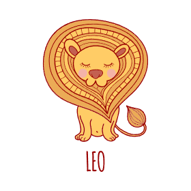 Archivo de vectores zodiaco leo dtf remera