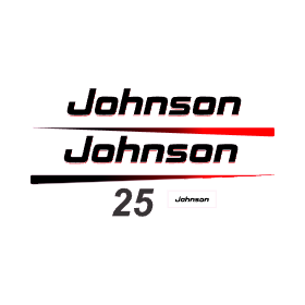 Archivo de vectores Johnson 25 outboard