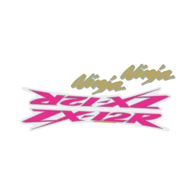 Archivo de vectores KAWASAKI ZX 12R ninja sticker vector