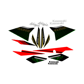 Kawasaki Ninja 400 2020 Sticker Vector