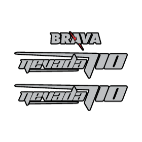Archivo PDF de stickers de moto Brava Nevada 110