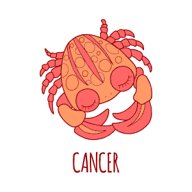 Archivo de vectores zodiaco cancer dtf remera