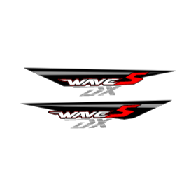 Archivo PDF de sticker de Honda Wave S DX
Sticker vector de moto