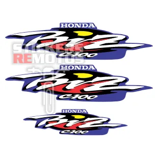 Stickers, pegatinas para Honda BIZ C100
La Honda Biz C100, producida desde 1998 en Brasil, es una motocicleta urbana conocida por su eficiencia y estilo. Un vehÃ­culo confiable y popular en el mercado latinoamericano.