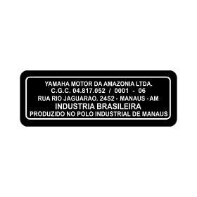 MOTOR DA AMAZONIA sticker de seguridad