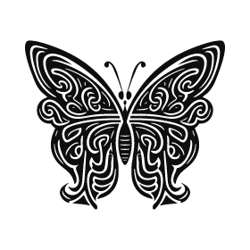 Archivo de butterfly mariposa dibujo vector deco vinilo