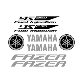 Archivo de vectores YAMAHA FAZER YZ 250 sticker vector