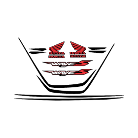 Archivo PDF de sticker de Honda Wave S 100