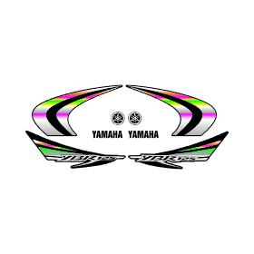 Plantilla de moto YBRZ 125 SUPERSIMPLE con efecto tornasol
