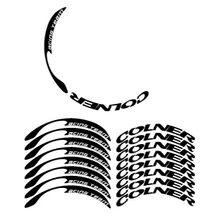 DiseÃ±o para llantas de la marca Colner
En un color
calco, sticker, calca, pegatina, vinilo, vinyl, vectores