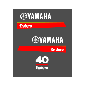 Archivo de vectores OUTBOARD YAMAHA ENDURO