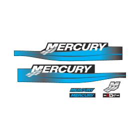 Archivo de vectores Mercury 98 calco outboard