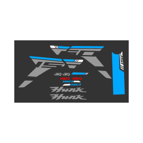 Hero Hunk 150 Modelo 2026 Sticker Vector