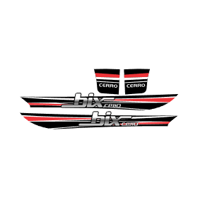 Archivo de vectores CERRO BIX 110 stickers completo