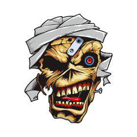 Archivo de vectores dtf Zombie Mummy