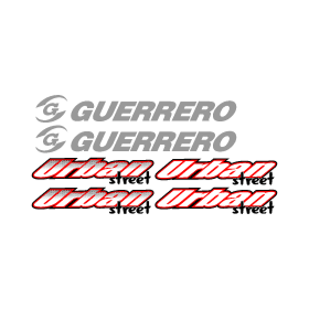 Archivo de stickers de moto Guerrero Urban Streer