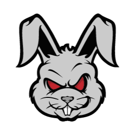 Archivo de calcos para STICKER DE CONEJO con ojos rojos