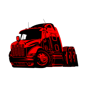 Archivo de vectores camion truck deco vinilo dtf remera