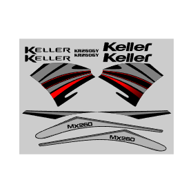 Keller Mx 260 Kr260gy Sticker Vector