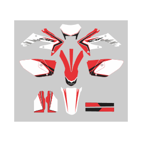 Archivo de vectores HONDA CRF 250X calcos plantilla