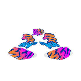 Stickers de motos DR 350 en fucsia y naranja
Calcomanias para moto
Stickers moto