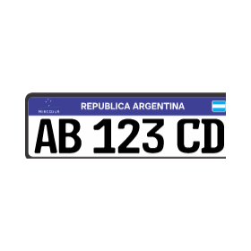Editá y descarga la plantilla de patente de trailer para Mercosur