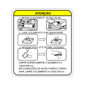 Stickers de seguridad de YAMAHA