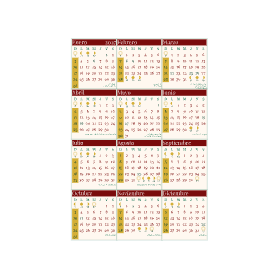 calendario 2027 uruguay navideno