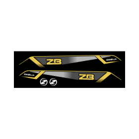 Archivo PDF de stickers de moto Zanella ZB 125