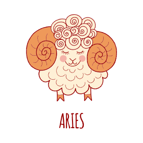 Archivo de vectores zodiaco aries dtf remera