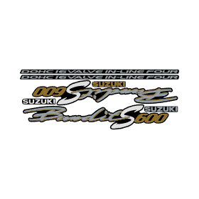 Archivo de vectores SUZUKI_BANDIT_S_600 1998 sticker vector