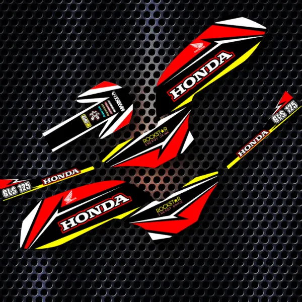 gls 125 calcos honda