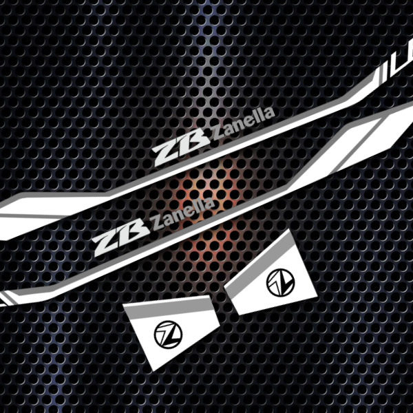 zanella -zb le- moto azul zanella