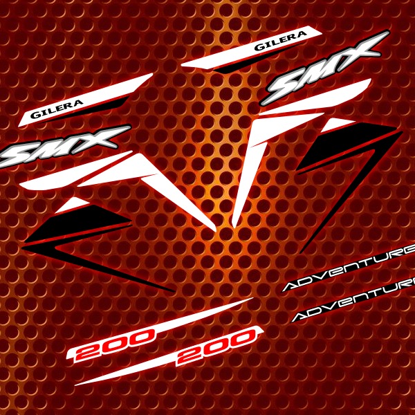 pdf de sticker -gilera smx 200 adventure 2025- calcos gilera