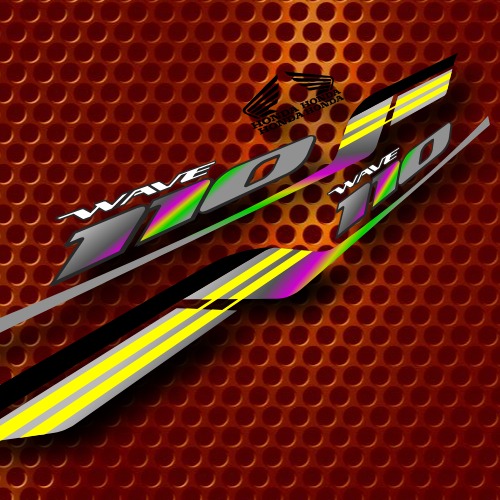 honda wave 110 customized tornasol