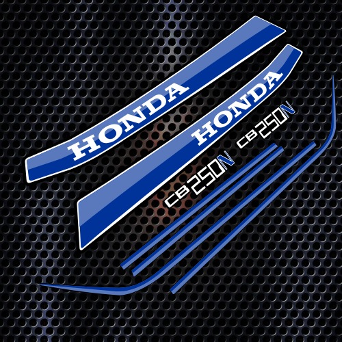 honda cb 250n bicolour modelelos 1978 a 1984 stickers
