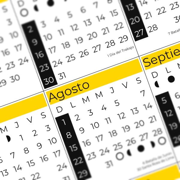 calendario 2027 peru geometrico