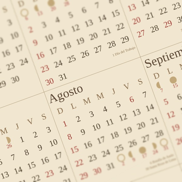 calendario 2027 peru vintage