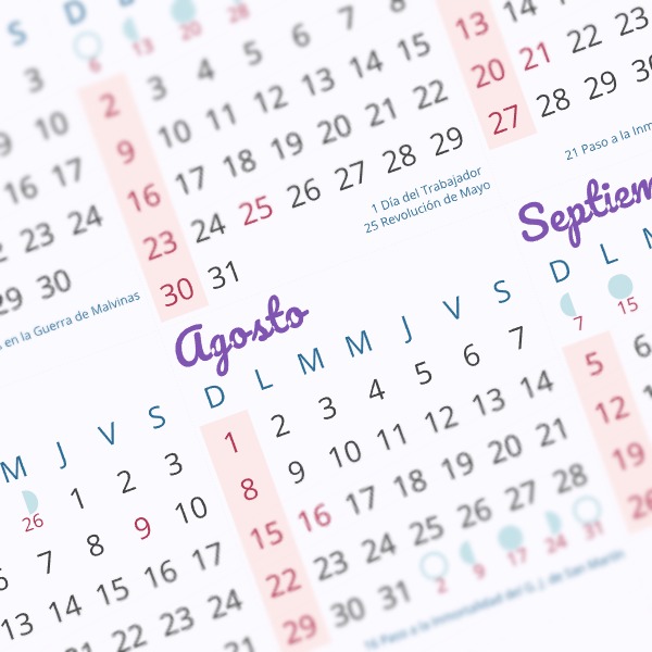 calendario 2027 argentina acuarela