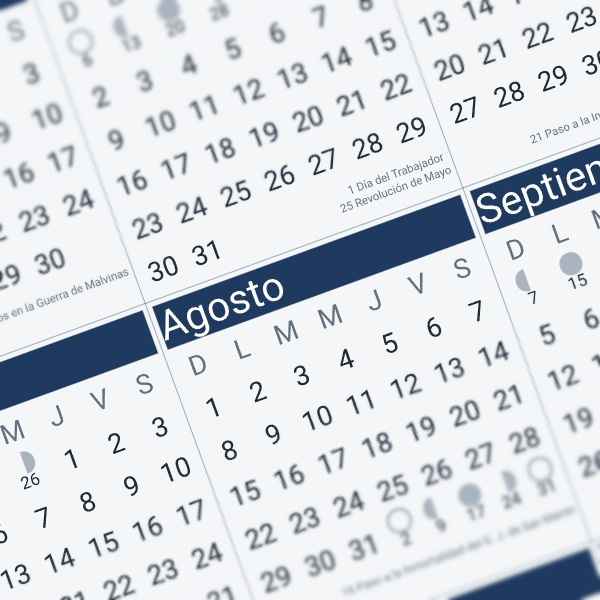 calendario 2027 argentina corporativo