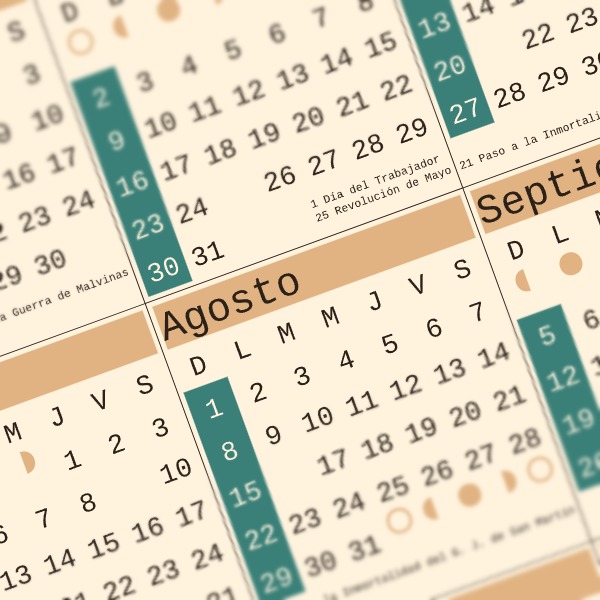 calendario 2027 argentina retro