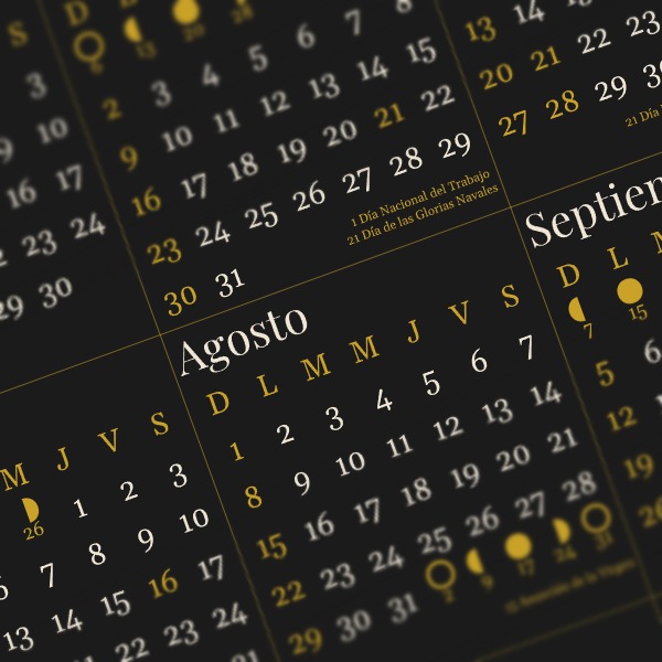 calendario 2027 chile elegante