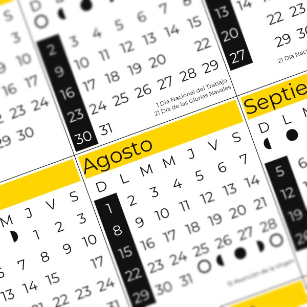 calendario 2027 chile geometrico