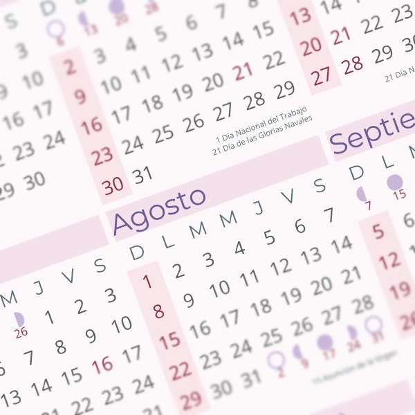 calendario 2027 chile pastel