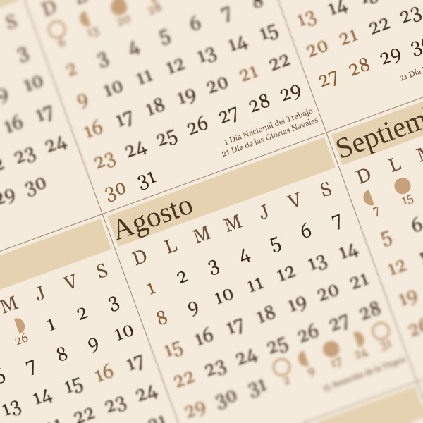 calendario 2027 chile sepia