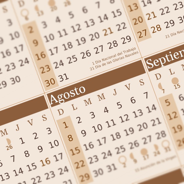 calendario 2027 chile tierra