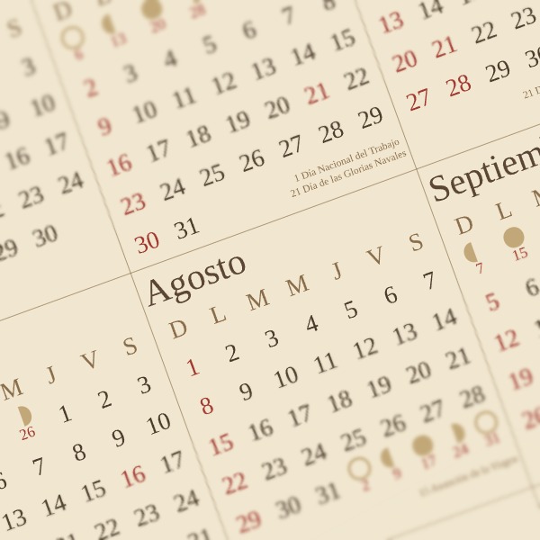 calendario 2027 chile vintage