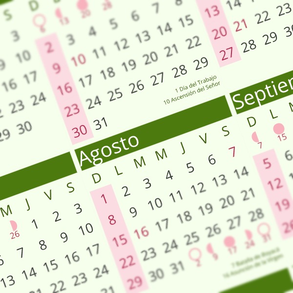 calendario 2027 colombia primaveral