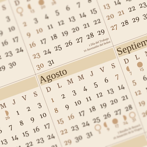 calendario 2027 colombia sepia